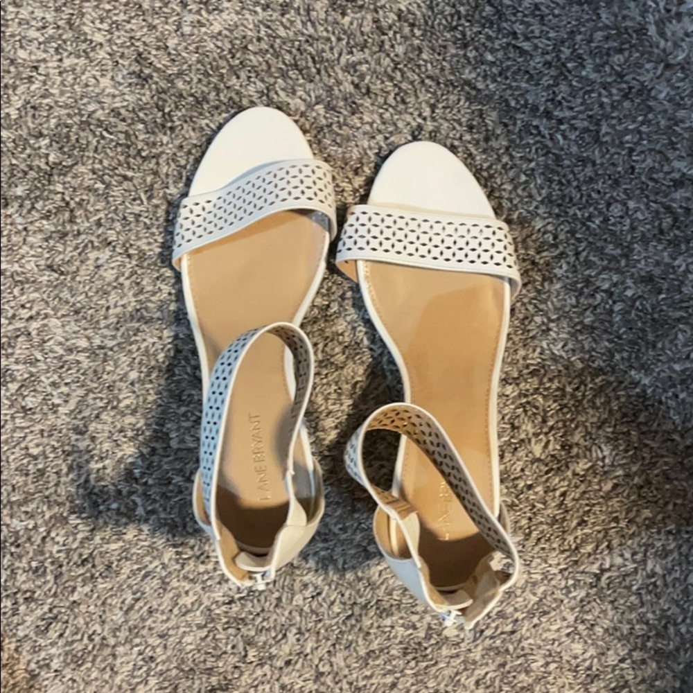 Women’s white heels